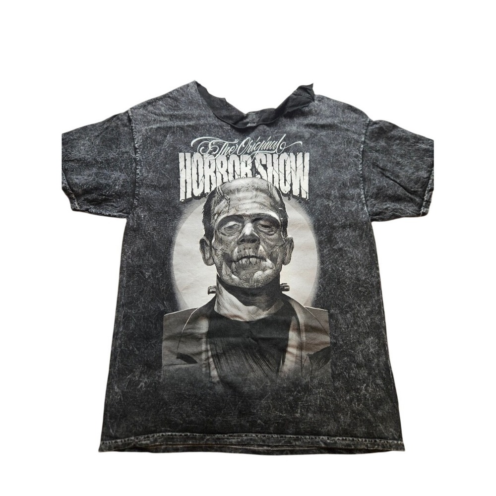 Universal Studios Frankenstein Maxx242 The Original Horror Show Acid Wash Tee M